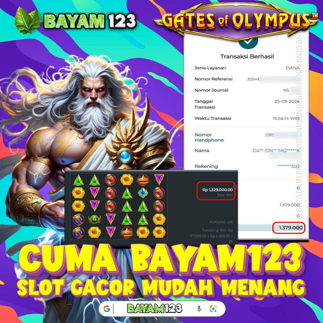 BAYAM123: Situs Slot Gacor Paling Gampang Menang Server Thailand